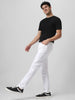 White Slim Fit Stretch Jeans for Men