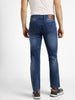 Men's Blue Regular Fit Washed Jeans Stretchable