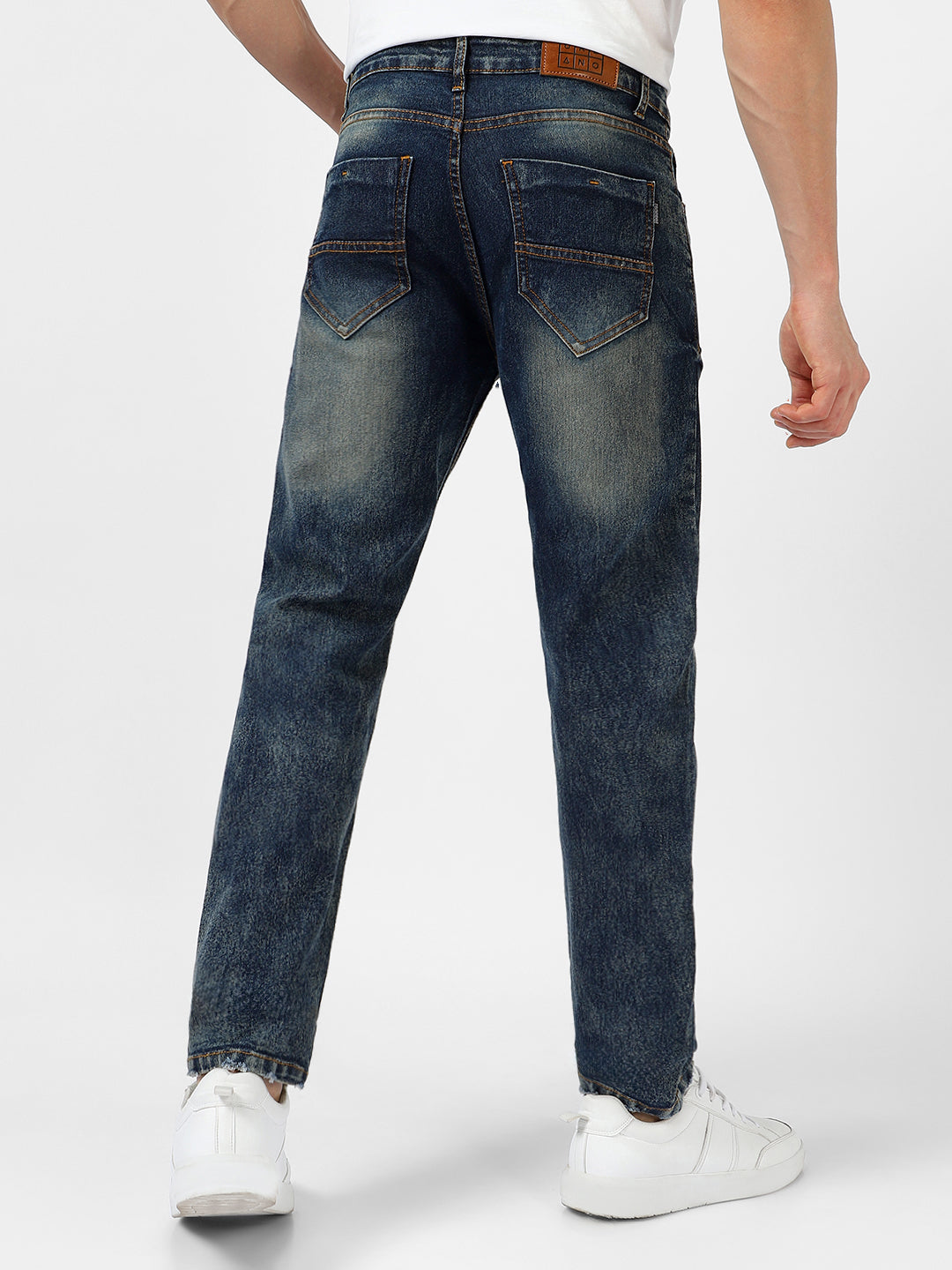 Men's Jeans Jeans Regular Uomo Men's Dark Blue Regular Fit