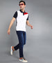 Men's Dark Blue Regular Fit Washed Jeans Stretchable