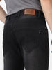 Men's Black Washed Bootcut Jeans Stretchable