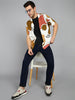 Men's Dark Blue Regular Fit Washed Jeans Stretchable