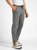 Men's Light Grey Regular Fit Washed Jogger Jeans Stretchable