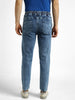 Men's Light Blue Regular Fit Washed Jogger Jeans Stretchable