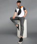 Men's Grey Regular Fit Washed Jogger Jeans Stretchable