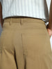 Men's Khaki Loose Baggy Fit Cargo Chino Pant with 8 Pockets Stretchable