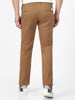 Men's Dark Khaki Slim Fit Casual Trouser