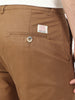 Men's Dark Khaki Slim Fit Casual Trouser