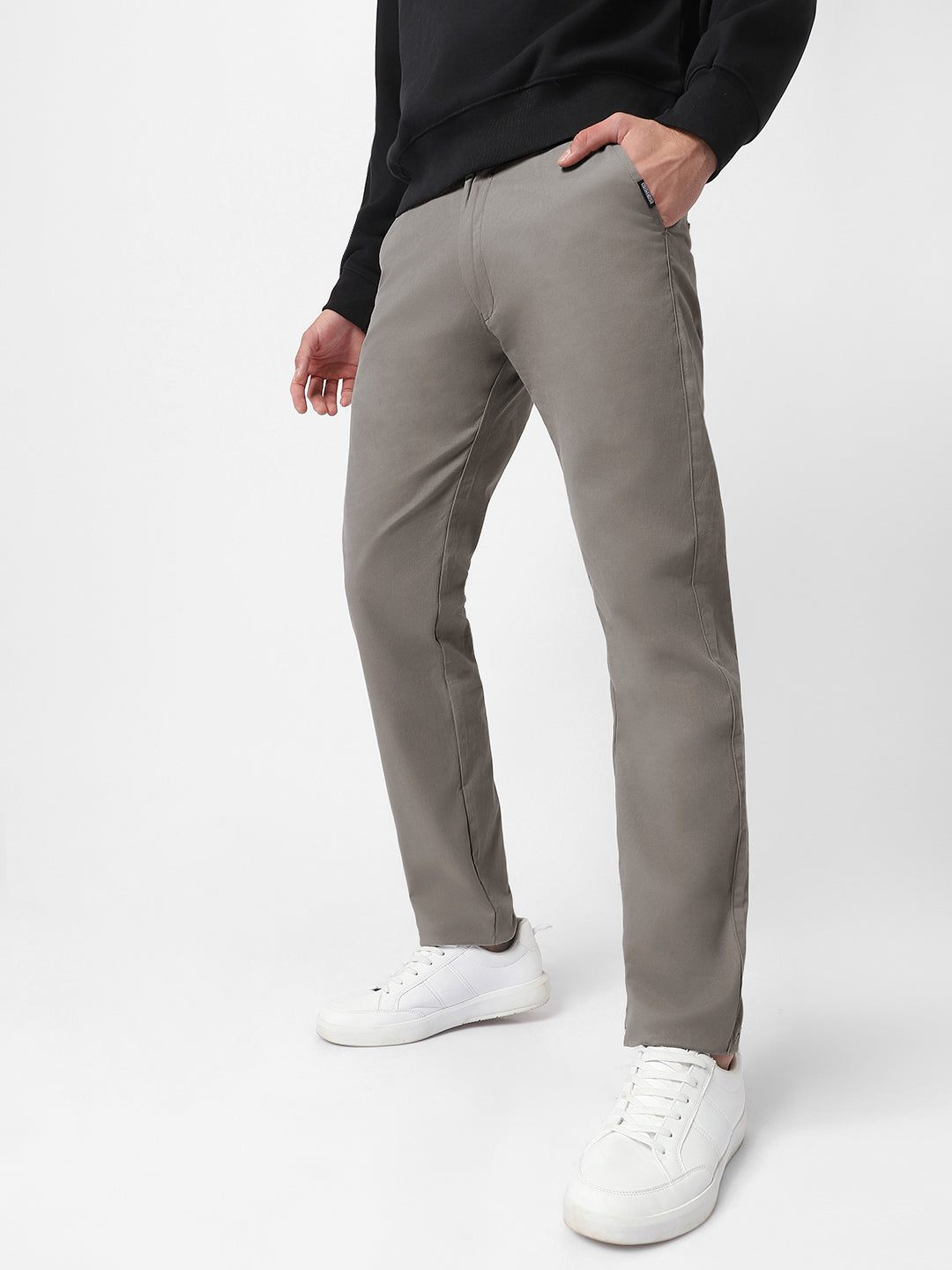 Buy Stylish Grey Men's Trousers Online at Best Price - Urbano Fashion