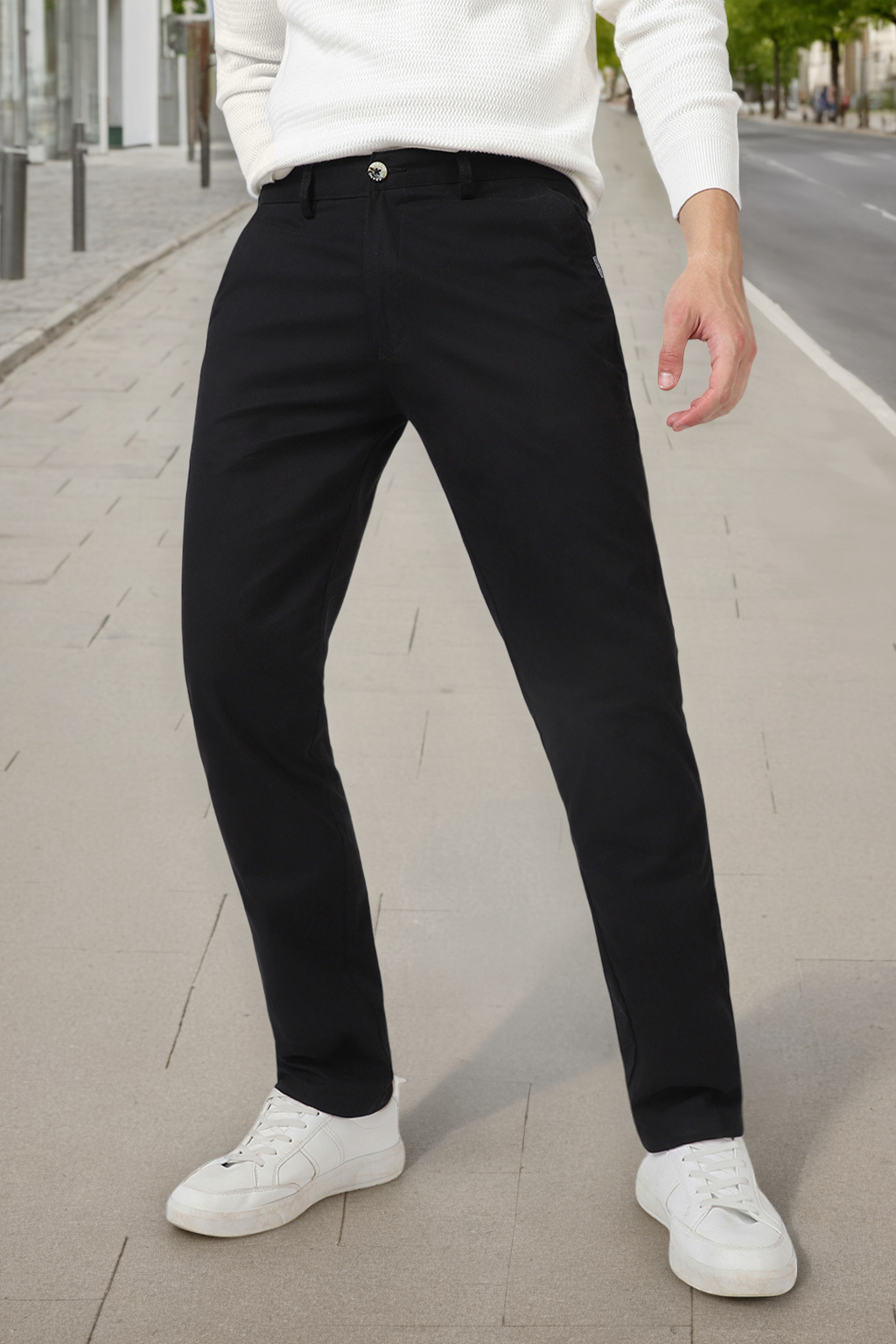 Buy Black Trousers for Men s Online at Best Price Urbano Fashion