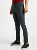 Men's Grey Slim Fit Washed Jeans Stretchable