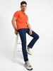 Men's Blue Regular Fit Washed Jeans Stretchable