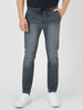 Men's Grey Slim Fit Stretchable Jogger Jeans