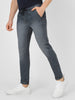 Men's Grey Slim Fit Stretchable Jogger Jeans