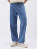 Men's Light Blue Loose Fit Washed Jeans Non-Stretchable