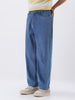 Men's Light Blue Loose Fit Washed Jeans Non-Stretchable
