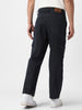 Men's Dark Grey Loose Fit Cargo Jeans with 6 Pockets Non-Stretchable