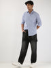 Men's Black Loose Fit Cargo Carpenter Jeans With 6 Pockets Non-Stretchable
