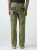 Men's Ice Blue Straight Fit Heavy Washed Jeans Stretchable