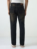 Men's Carbon Blue Straight Fit Heavy Washed Jeans Stretchable