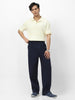 Men's Navy Loose Baggy Fit Solid Korean Pants Stretchable