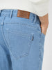 Men's Light Blue Slim Fit Denim Jeans Stretchable