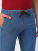 Men's Light Blue Jogger Jeans Slim Fit Stretch