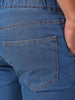 Men's Light Blue Jogger Jeans Slim Fit Stretch