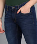 Men's Blue Slim Fit Washed Jeans Stretchable