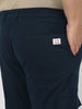 Plus Men's Navy Regular Fit Solid Cargo Chino Pant with 6 Pockets Stretchable