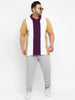 Plus Men's Steel Blue Cotton Regular Fit Casual Chinos Trousers Stretch