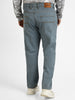 Plus Men's Light Grey Regular Fit Washed Jeans Stretchable