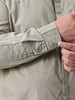 Plus Men's Light Olive Cotton Full Sleeve Regular Fit Casual Solid Shirt with Band Collar