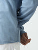 Men's Ice Blue Regular Fit Full Sleeve Solid Denim Shirt