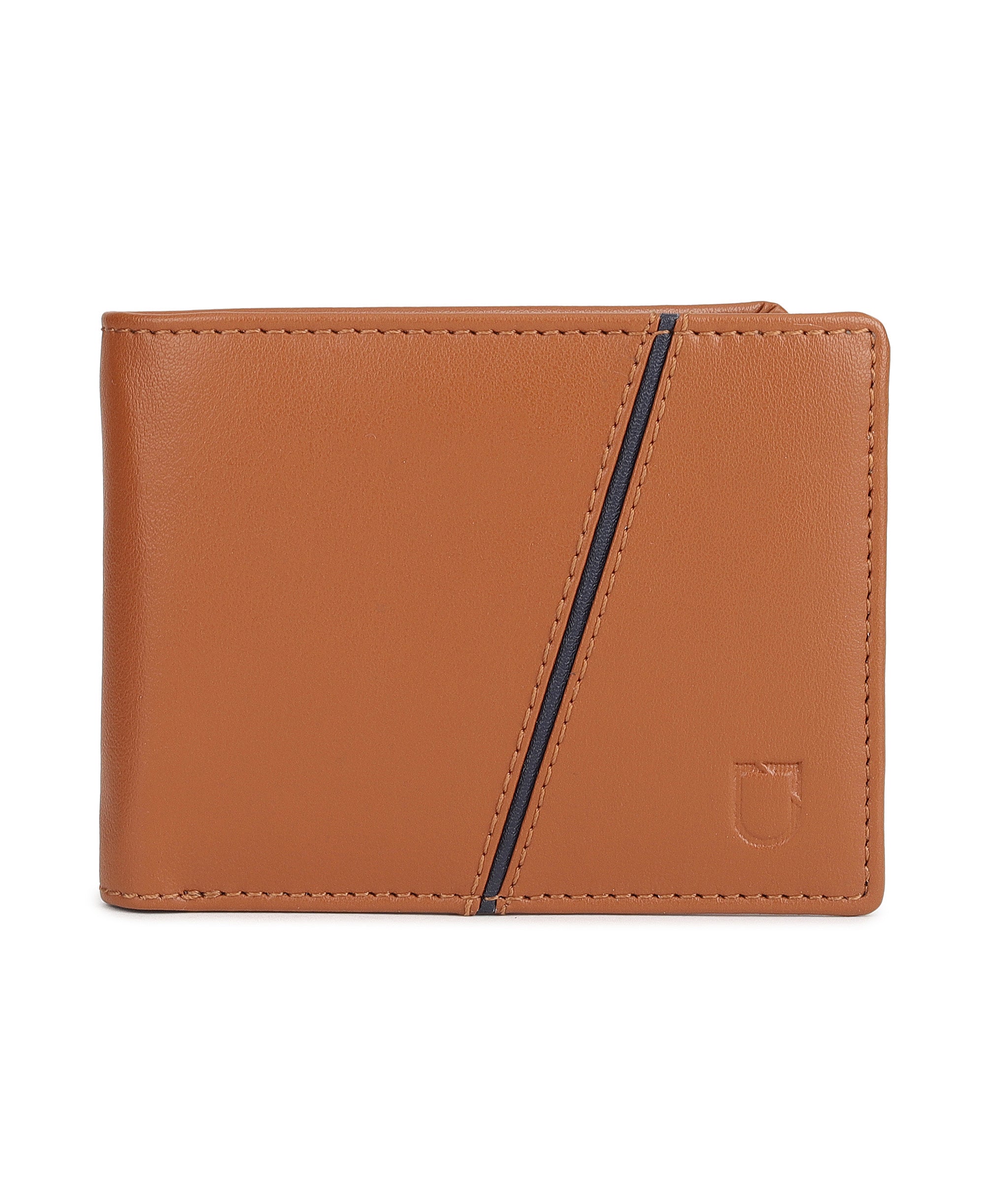 Urbano Fashion Men's Tan Casual, Formal Leather Wallet-3 Card Slots