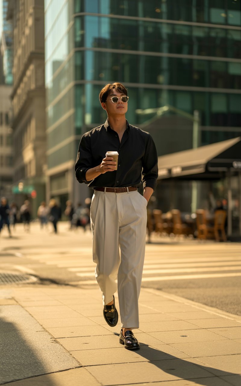 Black Shirt White Pant Combination Guide: Stylish Ways to Wear This Classic Look