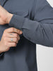 Men's Dark Grey Cotton Full Sleeve Regular Fit Casual Solid Shirt