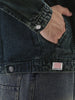 Men's Dark Blue Regular Fit Washed Full Sleeve Denim Jacket
