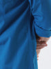 Men's Royal Blue Cotton Full Sleeve Regular Fit Casual Solid Shirt