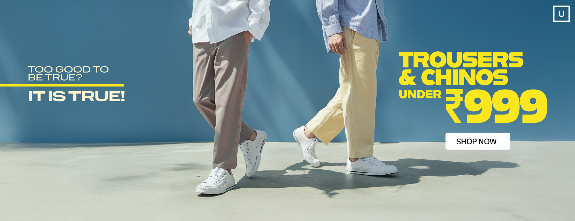 cotton trousers offer