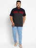 Plus Men's Ice Blue Regular Fit Washed Jeans Stretchable