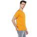 Urbano Fashion Men's Mustard Solid Slim Fit Round Neck Cotton T-Shirt