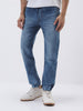 Men's Blue Washed Jogger Jeans Slim Fit Stretch