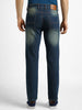 Men Blue Regular Fit Washed Jeans Stretchable