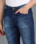 Men's Blue Slim Fit Washed Jeans Stretchable
