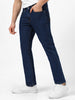 Men's Blue Washed Bootcut Jeans Stretchable