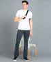 Men's Grey Washed Bootcut Jeans Stretchable