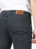 Men's Dark Grey Washed Bootcut Jeans Stretchable