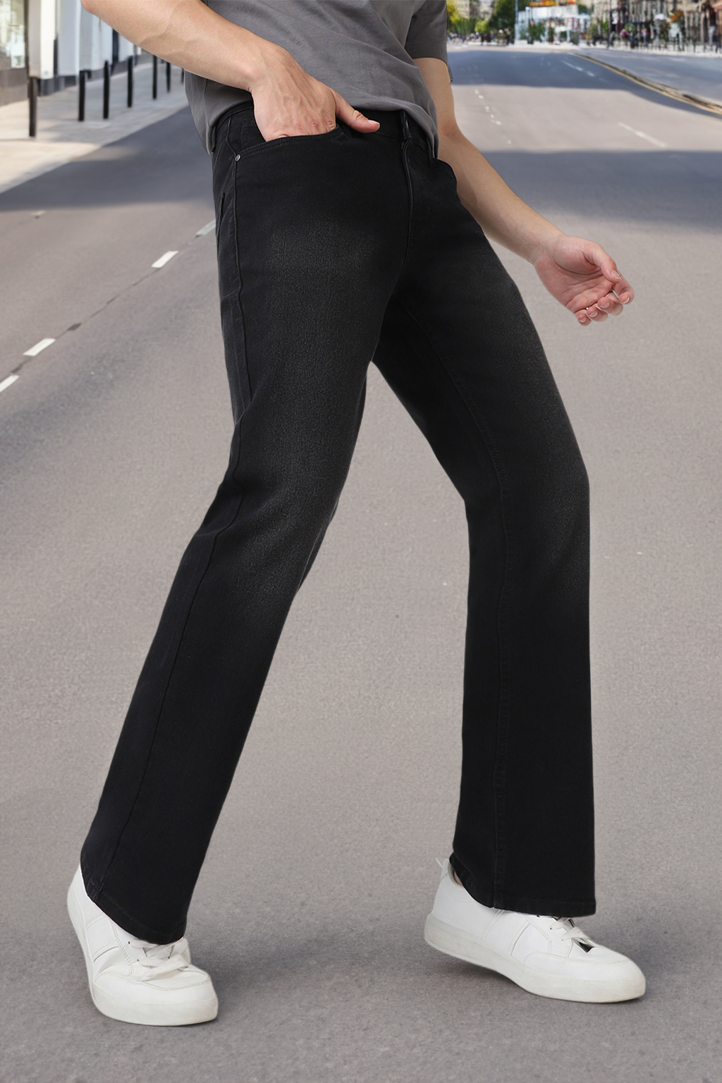 Bell bottom jeans for men