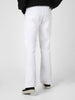 Men's White Washed Bootcut Jeans Stretchable